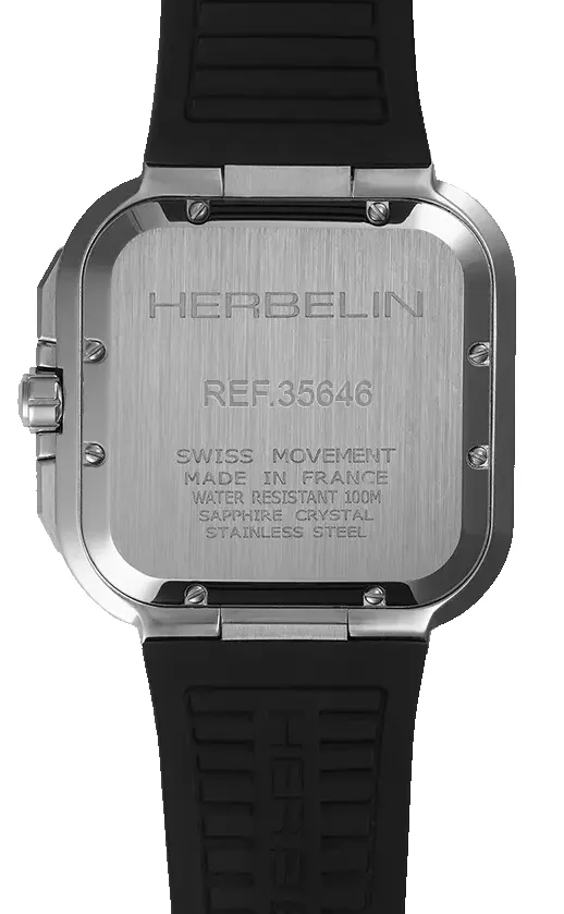 Herbelin Cap Camarat Square Chronograph Watch sold by Jura Watches product image thumbnail 2