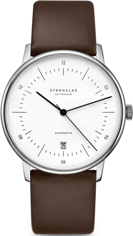 Sternglas Naos/A Automatic Leather Watch sold by Jura Watches