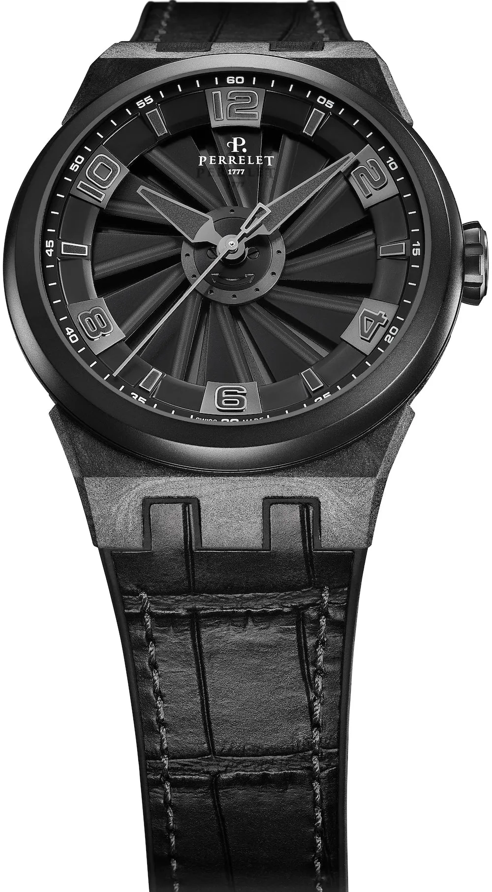 Perrelet Turbine Carbon Black Edition Watch sold by Jura Watches product image thumbnail 4