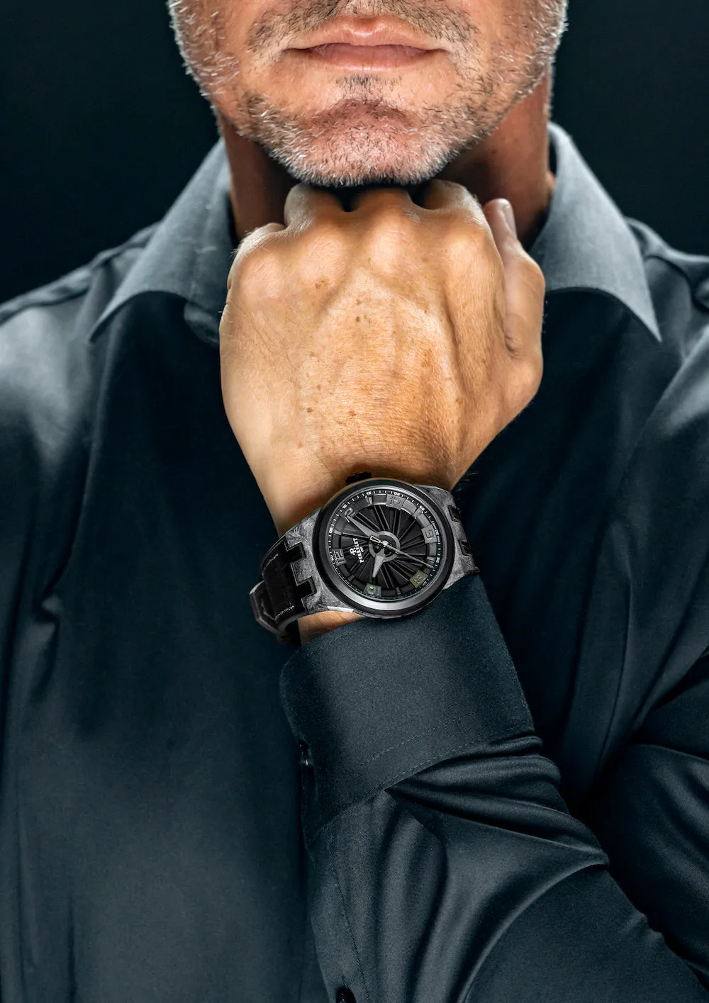 Perrelet Turbine Carbon Black Edition Watch sold by Jura Watches product image thumbnail 5