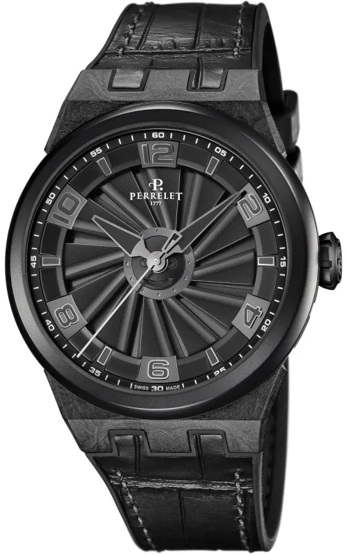 Perrelet Turbine Carbon Black Edition Watch sold by Jura Watches