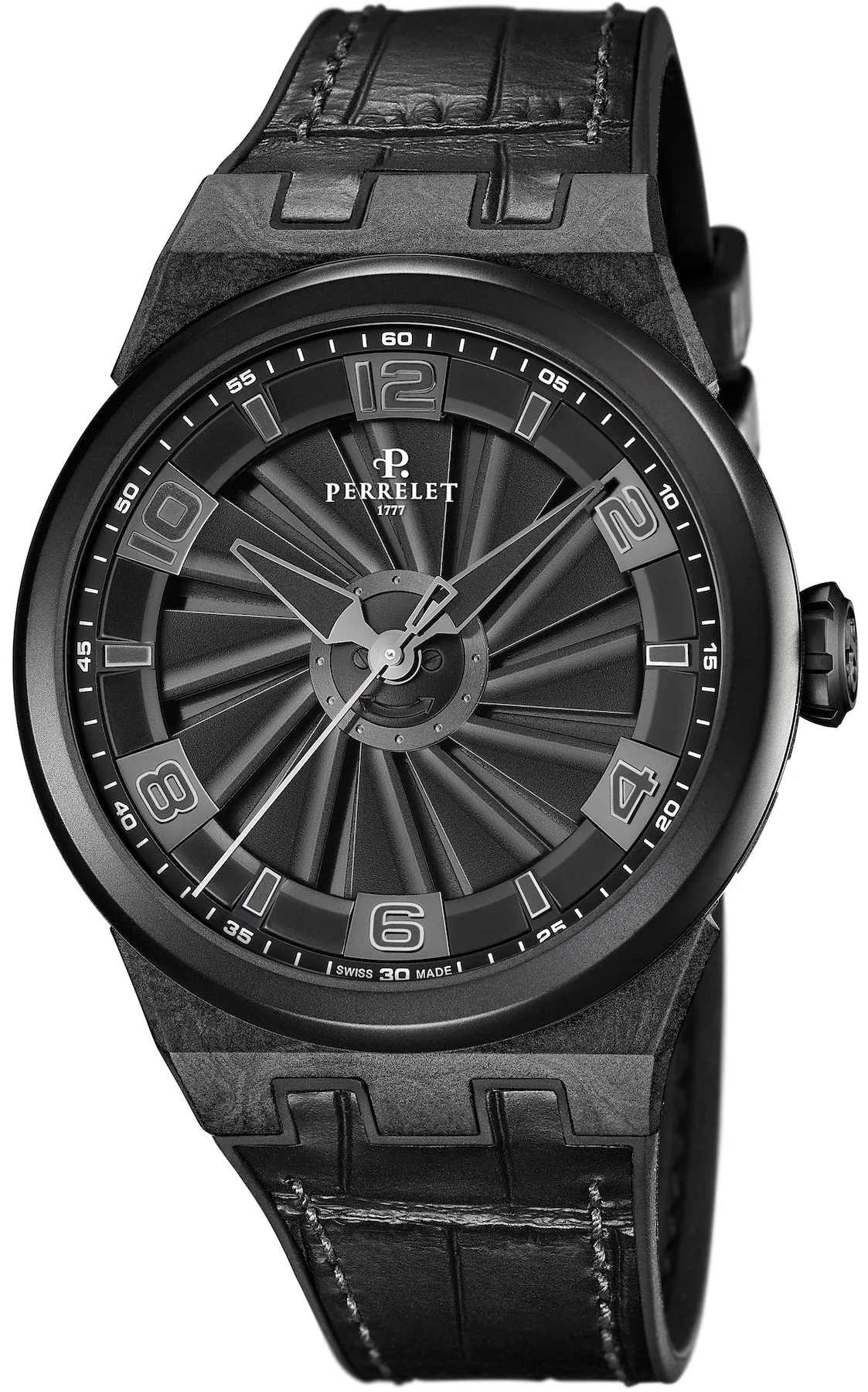 Perrelet Turbine Carbon Black Edition Watch sold by Jura Watches