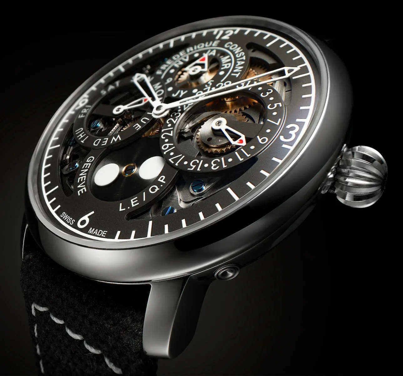 Frederique Constant Slimline Perpetual Calendar Manufacture Limited Edition Watch sold by Jura Watches product image thumbnail 5