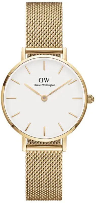 Daniel Wellington Watch Petite Evergold White 28mm sold by Jura Watches