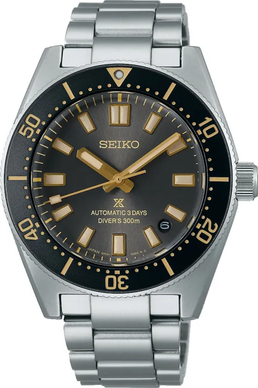 Seiko Prospex 1965 Revival Divers 3 Day Tide Grey 100th Anniversary Special Edition Watch sold by Jura Watches