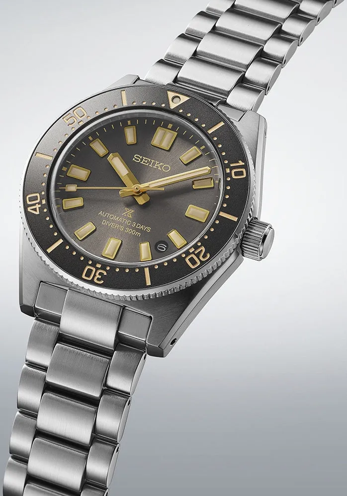 Seiko Prospex 1965 Revival Divers 3 Day Tide Grey 100th Anniversary Special Edition Watch sold by Jura Watches product image thumbnail 4