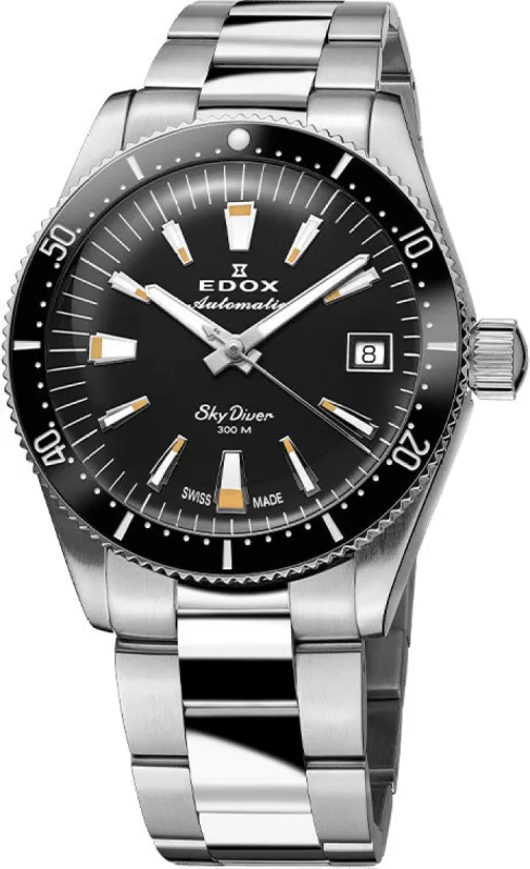 Edox Skydiver 38 Date Automatic Watch made by Edox