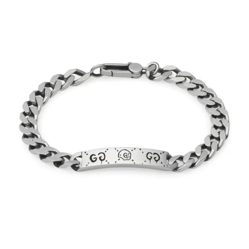 Gucci Ghost Sterling Silver Chain Bracelet D made by Jura Watches