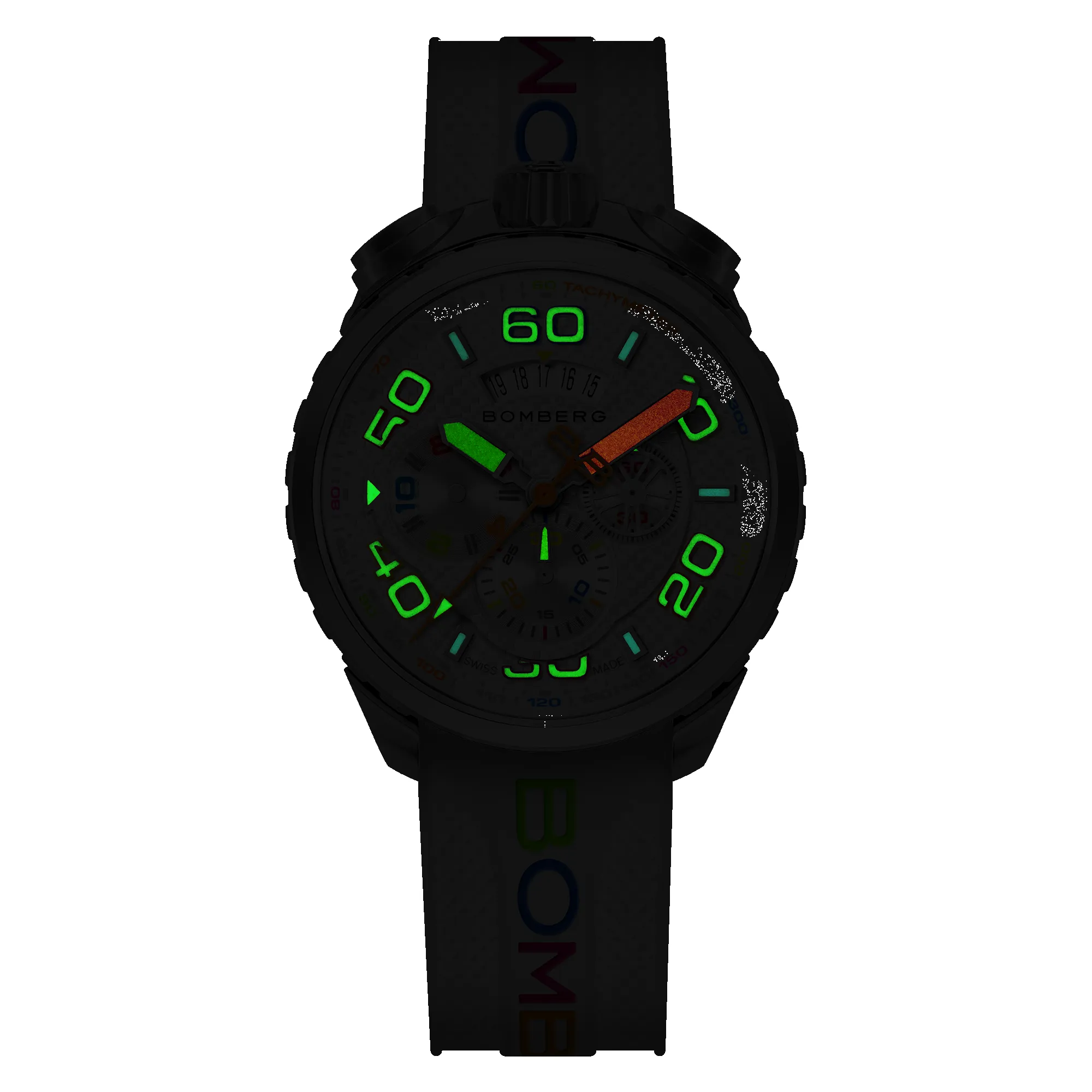 Bomberg Bolt-68 Racing Chroma Carbone White Limited Edition Watch sold by Jura Watches product image thumbnail 2