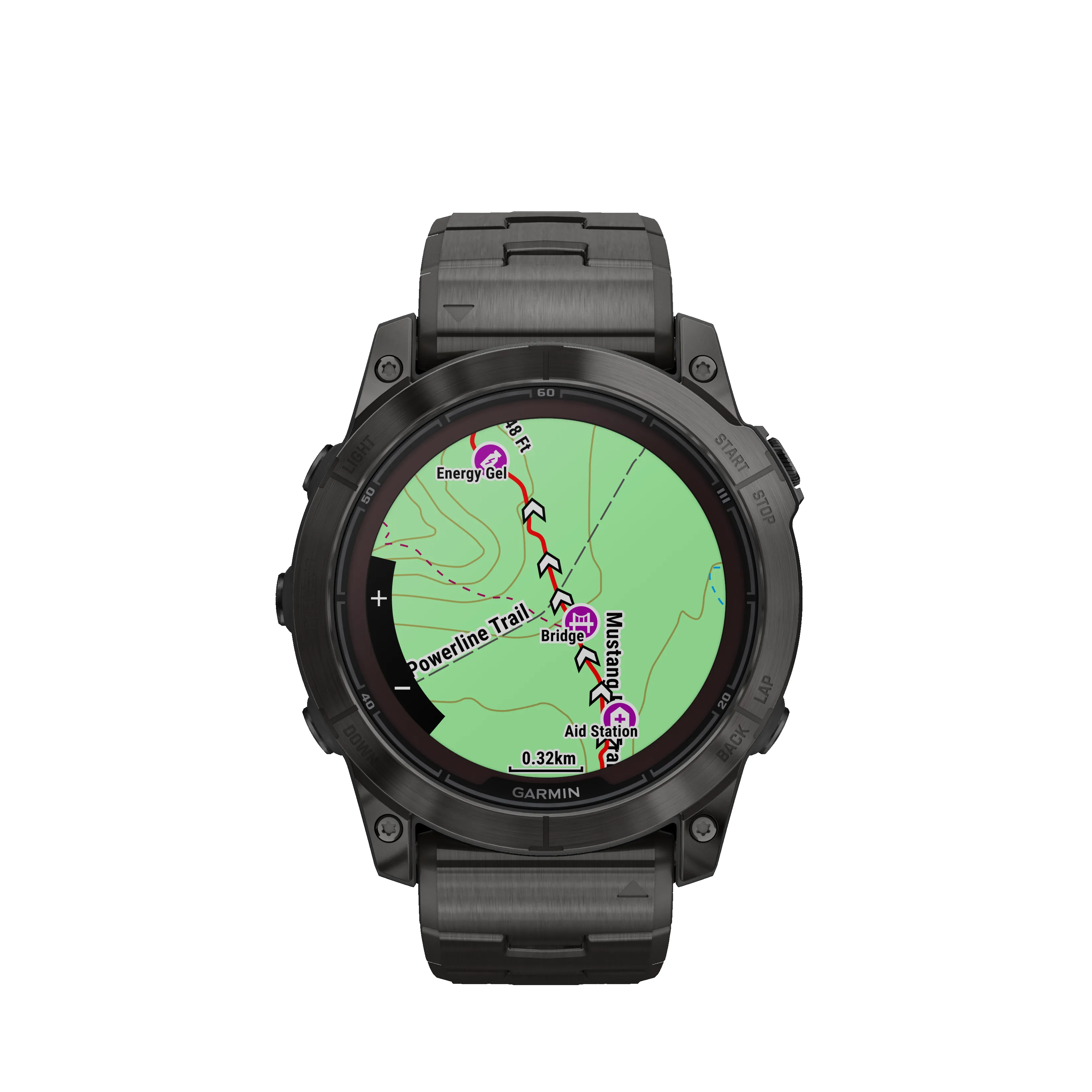 Garmin Fenix 7X Pro Sapphire Solar Carbon Grey Titanium D sold by Jura Watches product image thumbnail 4