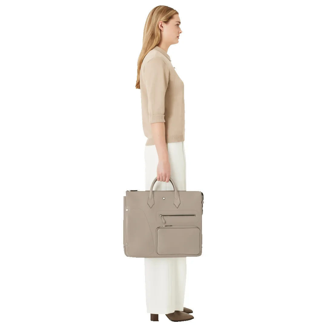 Montblanc Meisterstuck Selection Soft 24/7 Bag Dusty Grey sold by Jura Watches product image thumbnail 2