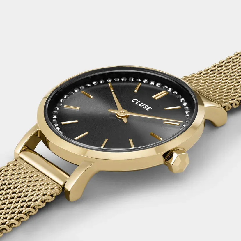 Cluse Boho Chic Petite Crystals Mesh Grey Gold sold by Jura Watches product image thumbnail 2