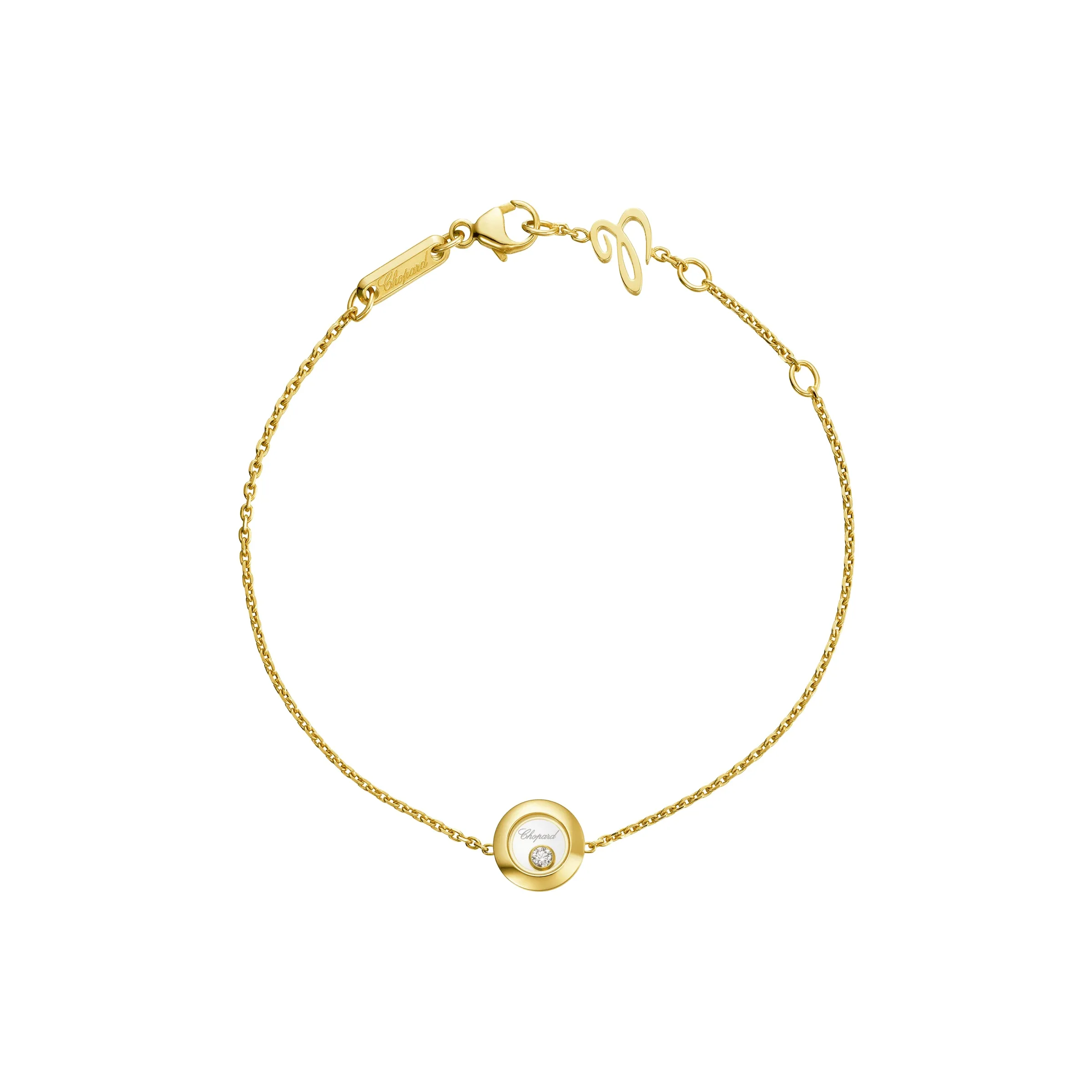 Chopard Happy Diamonds Icons 18ct Yellow Gold Circle Bracelet sold by Jura Watches