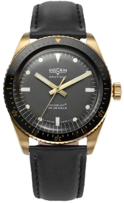 Vulcain Skindiver Nautique Bronze Grey Watch sold by Jura Watches