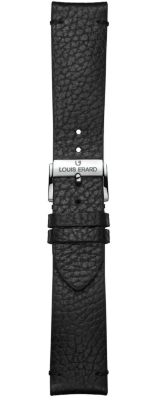 Louis Erard Strap Leather Black Grained XS 20/18mm sold by Jura Watches
