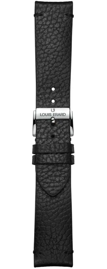 Louis Erard Strap Leather Black Grained XS 20/18mm sold by Jura Watches