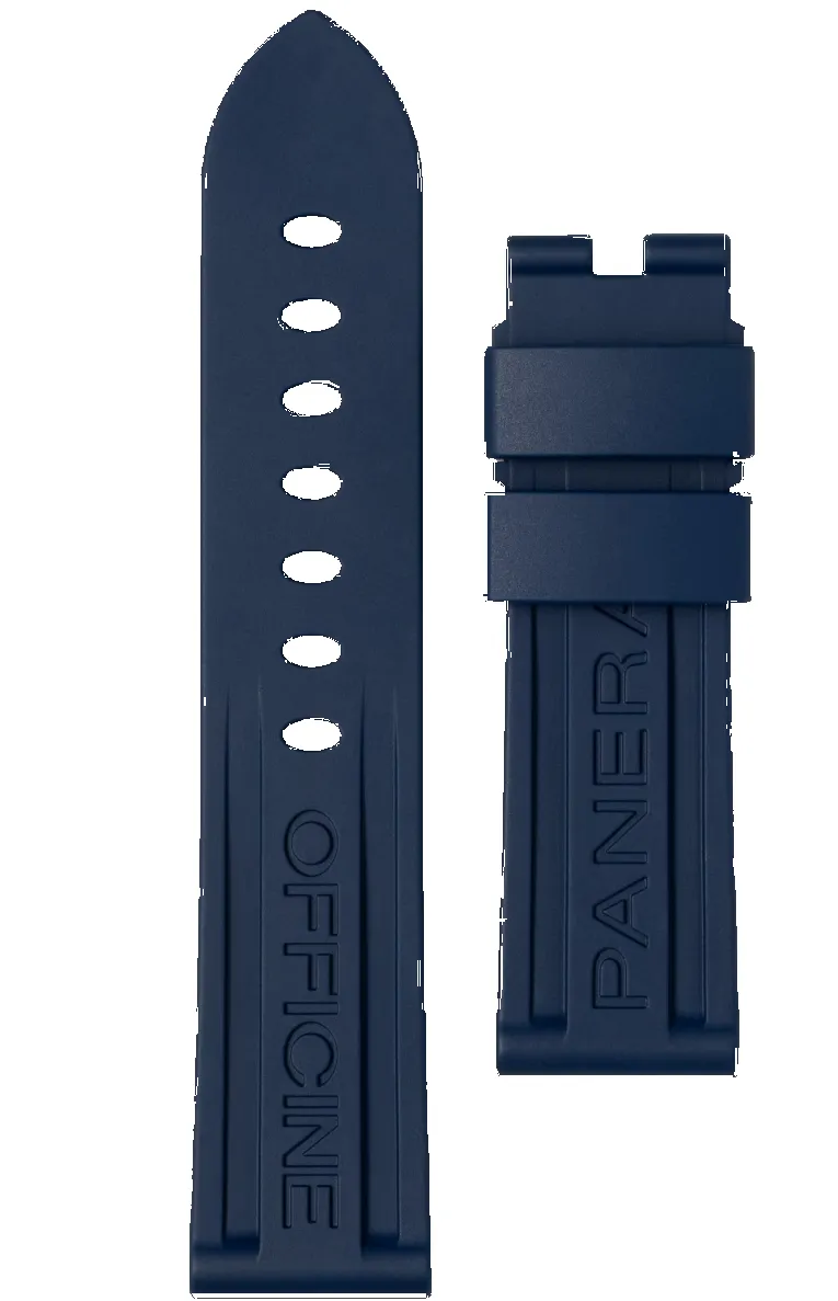Panerai Strap Caoutchouc Dark Blue 24/22mm sold by Jura Watches