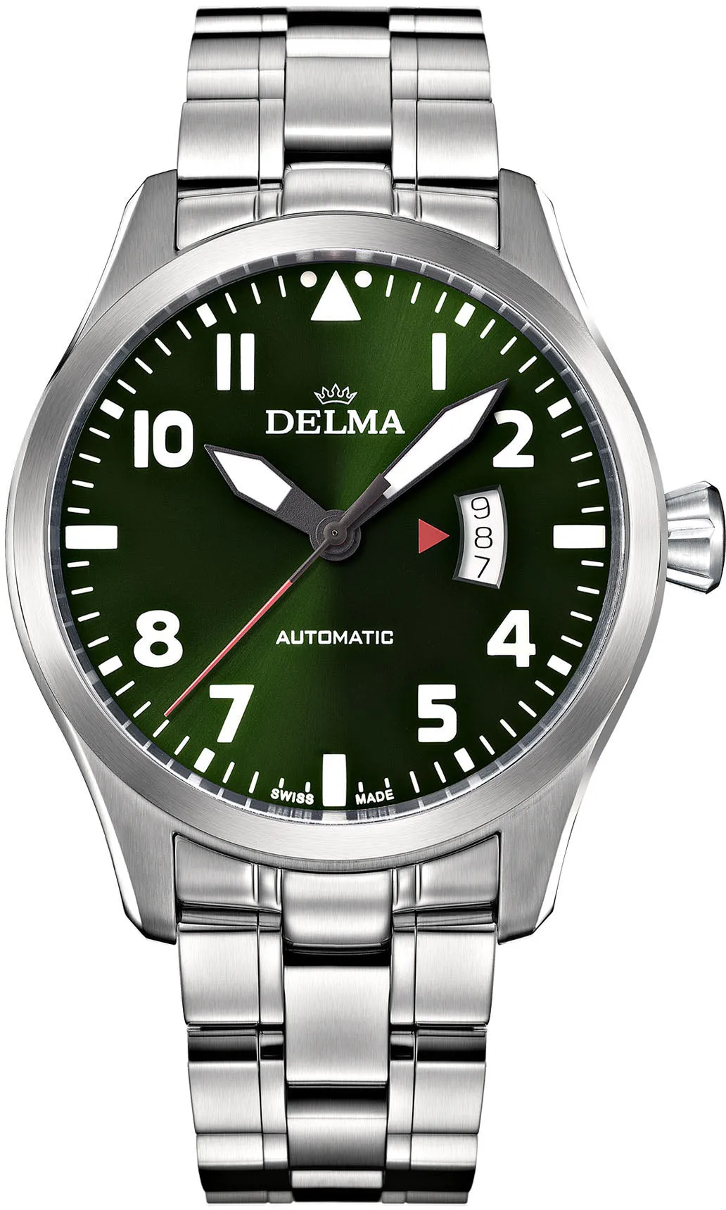 Delma Commander Green Watch sold by Jura Watches