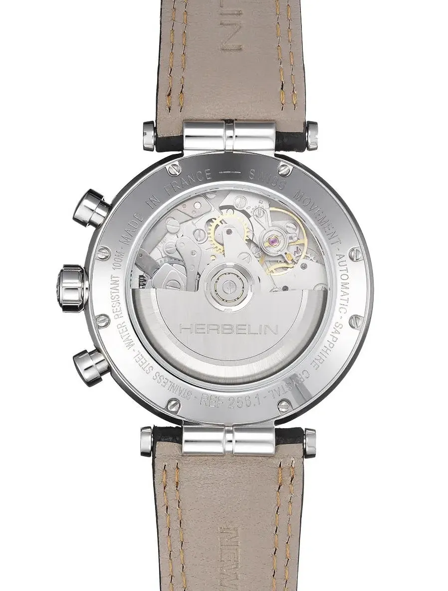 Herbelin Newport Heritage Chronograph Watch sold by Jura Watches product image thumbnail 3