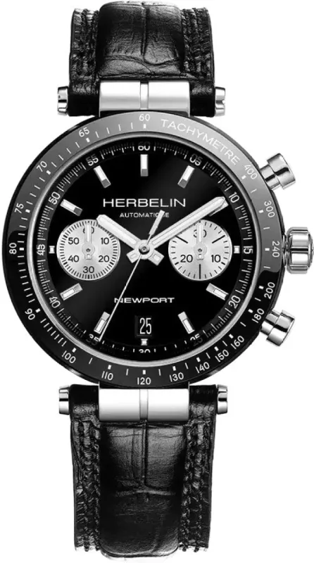 Herbelin Newport Heritage Chronograph Watch made by Jura Watches