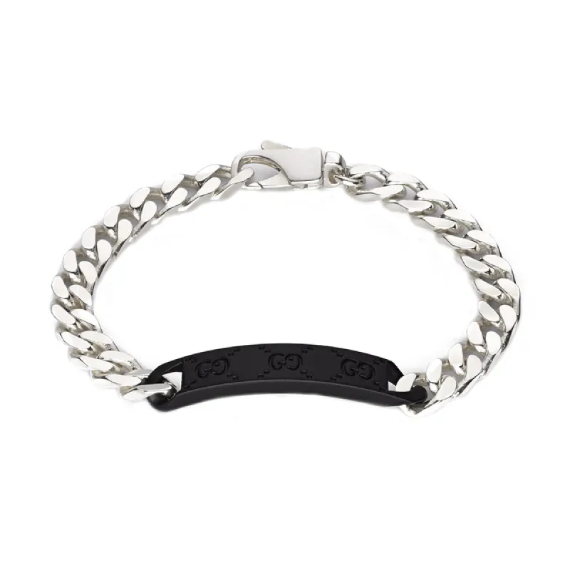 Gucci Tag Sterling Silver Chain Bracelet sold by Jura Watches
