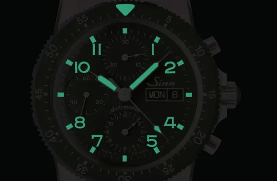 Sinn 103 St Flieger Chronograph Grey Textile Watch sold by Jura Watches product image thumbnail 4