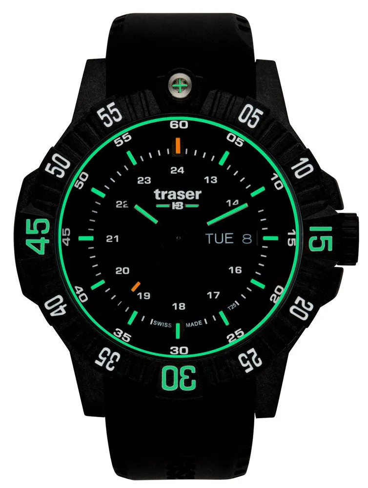 Traser H3 P99 Q Blue Rubber Watch sold by Jura Watches product image thumbnail 2