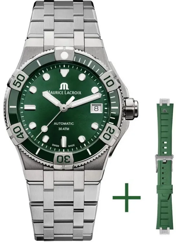 Maurice Lacroix Watch Aikon Venturer 38mm Strap Set made by Jura Watches
