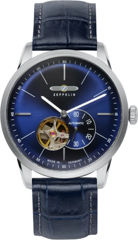 Zeppelin Flatline Mens Watch sold by Jura Watches