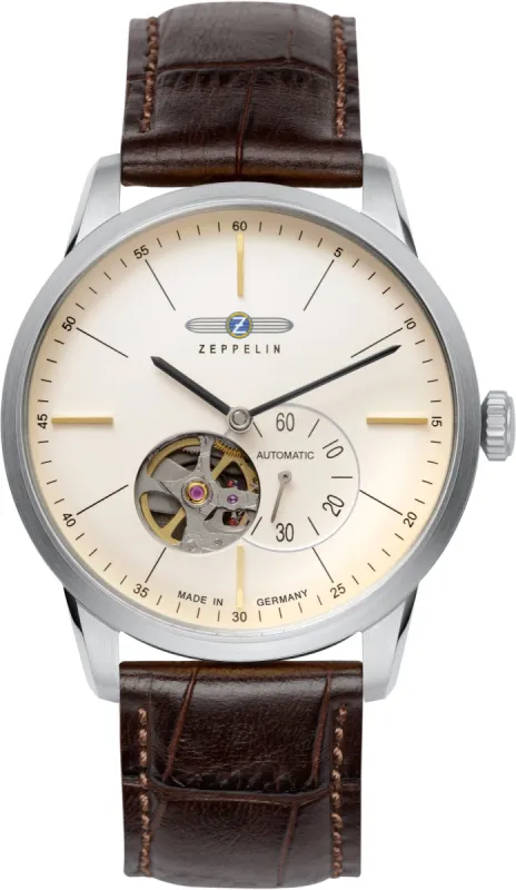 Zeppelin Flatline Mens Watch sold by Jura Watches