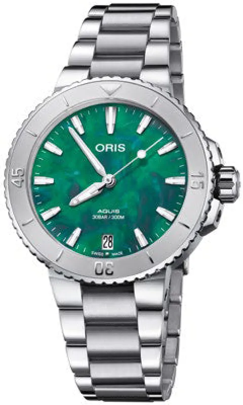 Oris Aquis Date Oris x Bracelet Watch sold by Jura Watches
