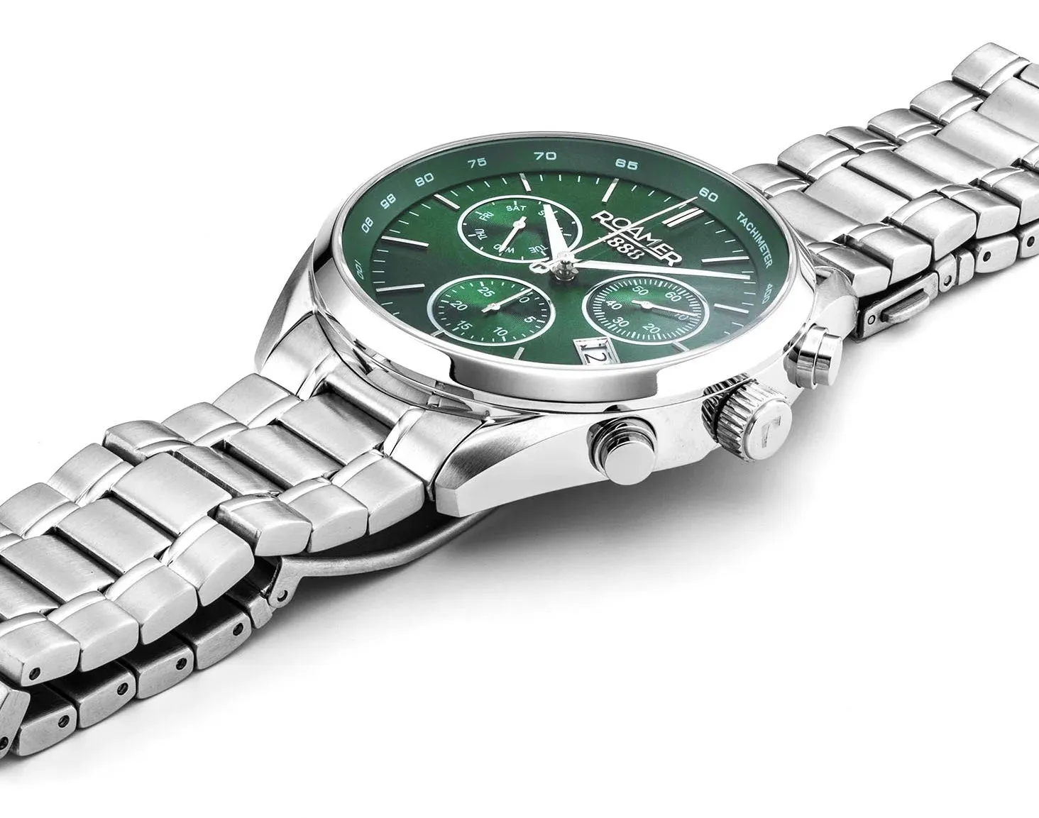 Roamer Pro Chrono Green Watch sold by Jura Watches product image thumbnail 2