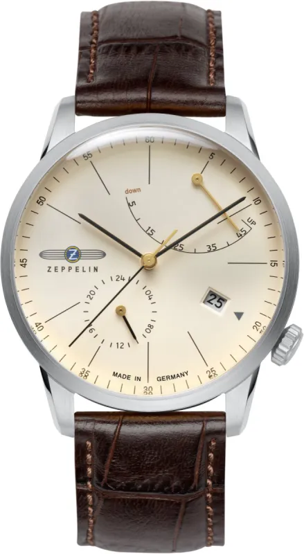Zeppelin Flatline Mens Watch sold by Jura Watches