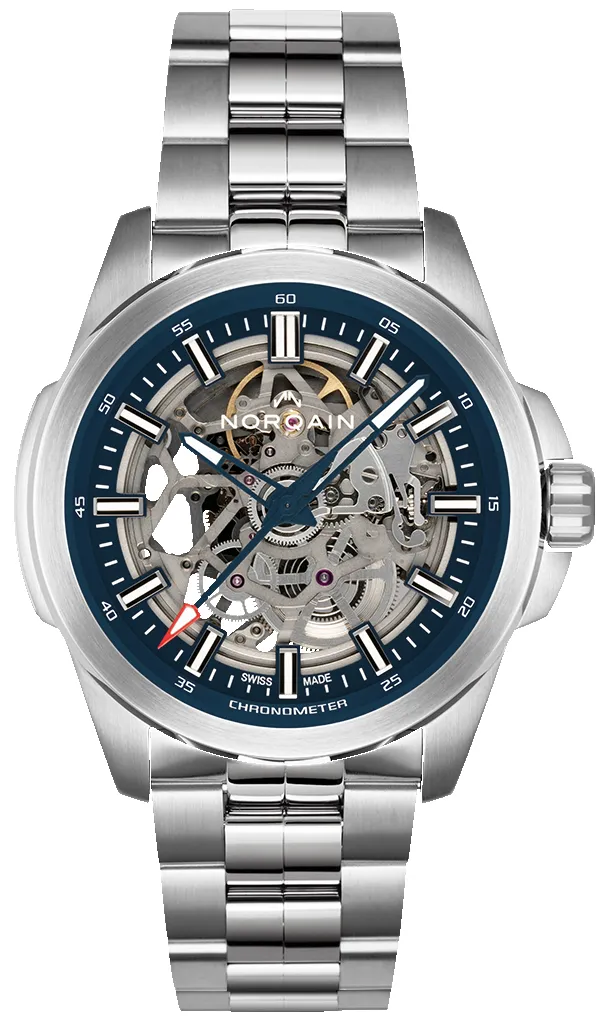 Norqain Independence Skeleton 42mm Bracelet Watch sold by Jura Watches