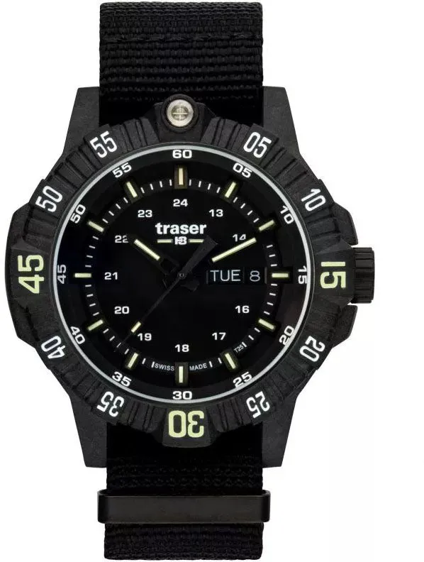 Traser H3 P99 Q Black Nato Watch sold by Jura Watches