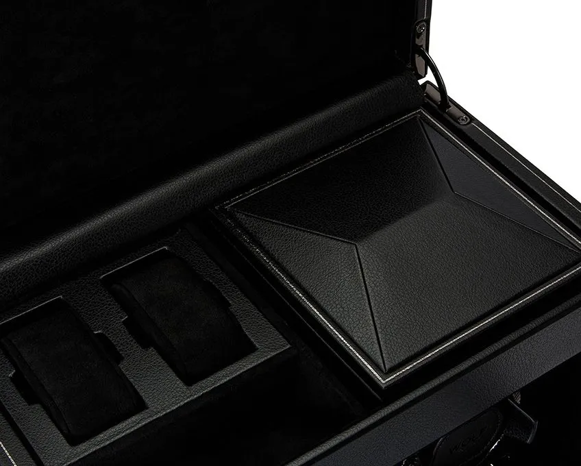 WOLF Watch Winder British Racing Black Double Storage sold by Jura Watches product image thumbnail 5