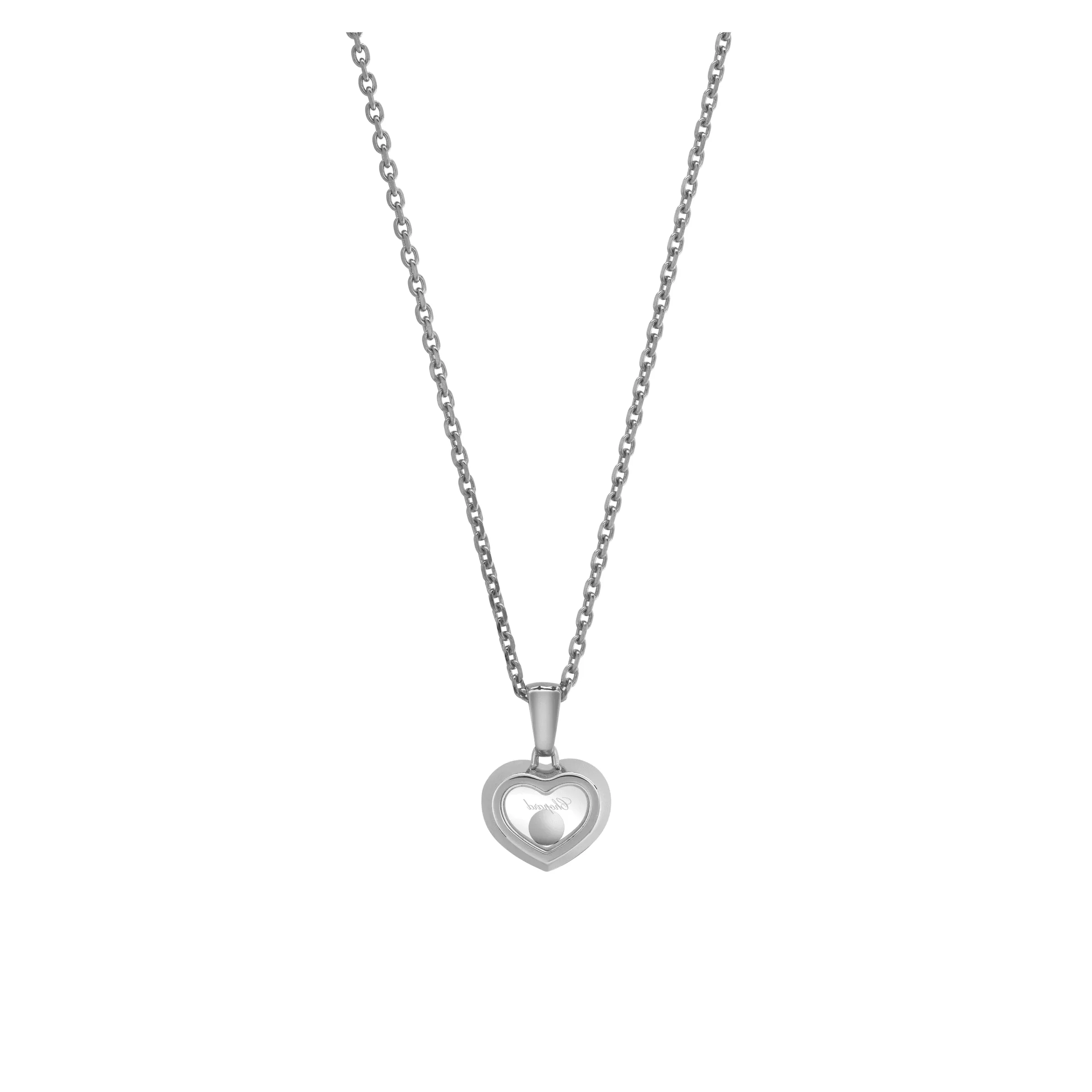Chopard Happy Diamonds Icons 18ct White Gold 0.05ct Diamond Pendant sold by Jura Watches product image thumbnail 4