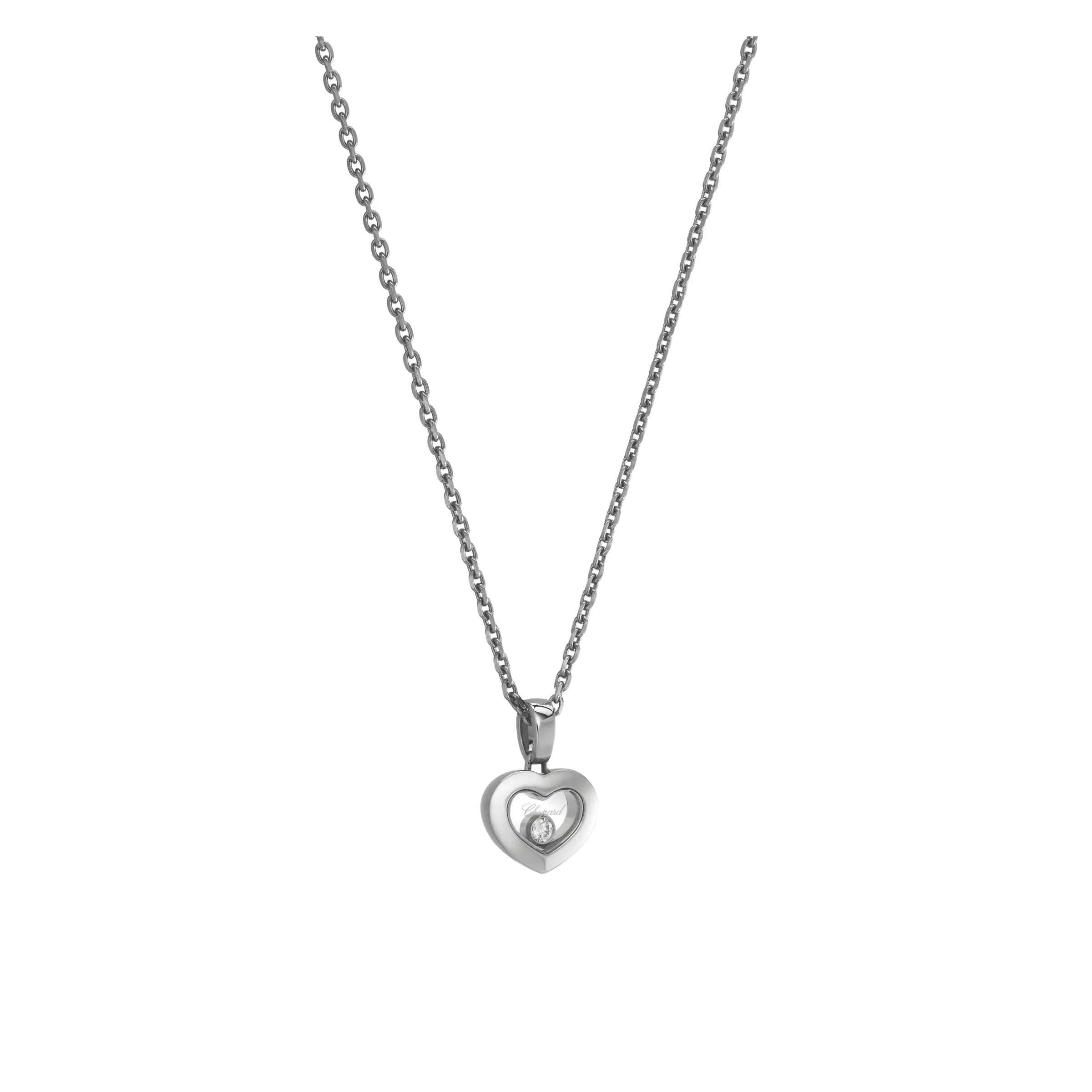 Chopard Happy Diamonds Icons 18ct White Gold 0.05ct Diamond Pendant sold by Jura Watches product image thumbnail 2
