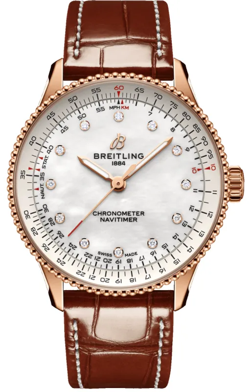 Breitling Navitimer 36 Automatic Alligator sold by Jura Watches