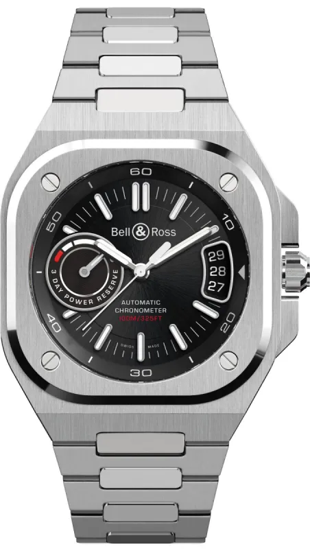 Bell & Ross BR X5 Auto IRM Black Bracelet Watch made by Jura Watches