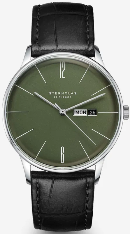 Sternglas Berlin Green Watch sold by Jura Watches