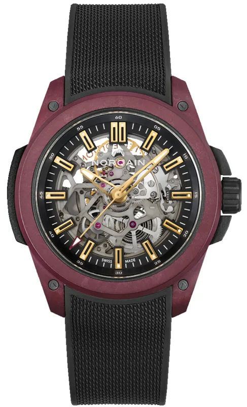 Norqain Wild One Skeleton Burgundy Limited Edition D sold by Jura Watches