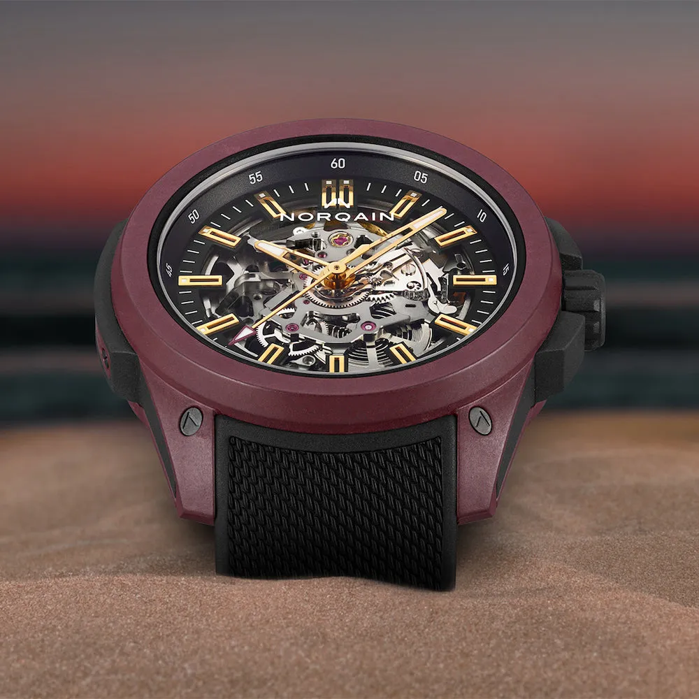 Norqain Wild One Skeleton Burgundy Limited Edition D sold by Jura Watches product image thumbnail 5