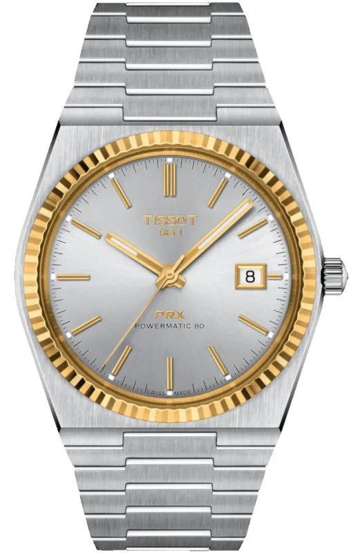 Tissot PRX Powermatic 80 Steel 18K Gold Watch sold by Jura Watches