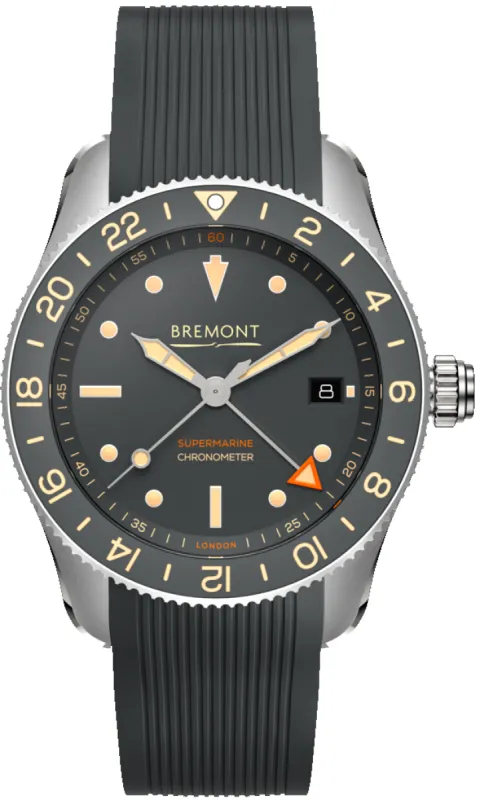 Bremont Supermarine S302 GMT Ocean Rubber Limited Edition sold by Jura Watches