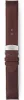 Elliot Brown Strap Leather 22mm Dark Brown Matt Cream Stitch 20mm Deployment sold by Jura Watches