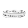 18ct White Gold 4mm 0.57ct Diamond Wedding Ring D sold by Jura Watches