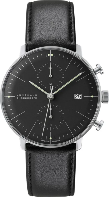 Junghans Watch Max Bill Chronoscope made by Jura Watches