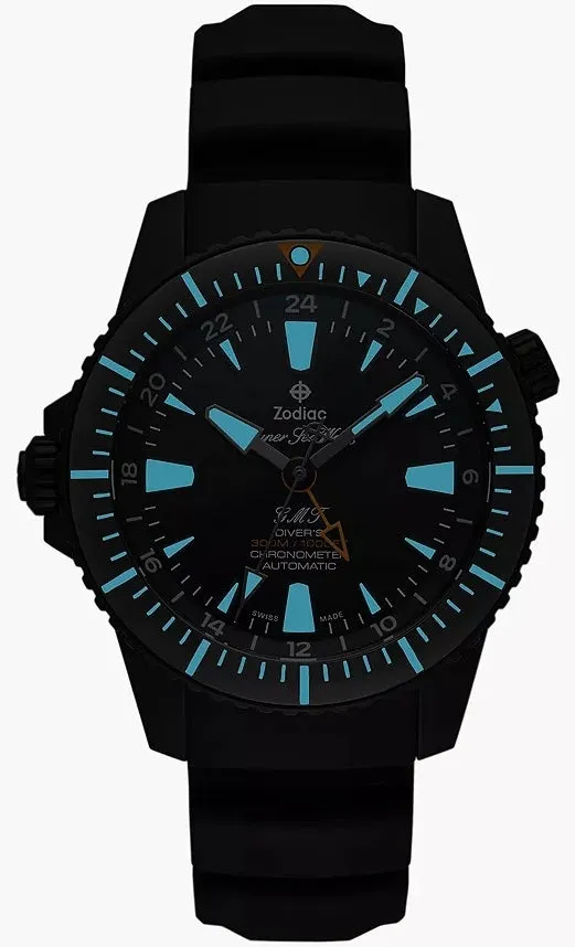 Zodiac Super Sea Wolf Pro Diver GMT Limited Edition Watch sold by Jura Watches product image thumbnail 4