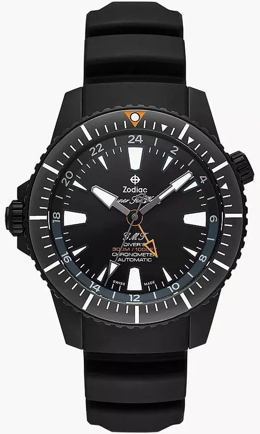 Zodiac Super Sea Wolf Pro Diver GMT Limited Edition Watch sold by Jura Watches